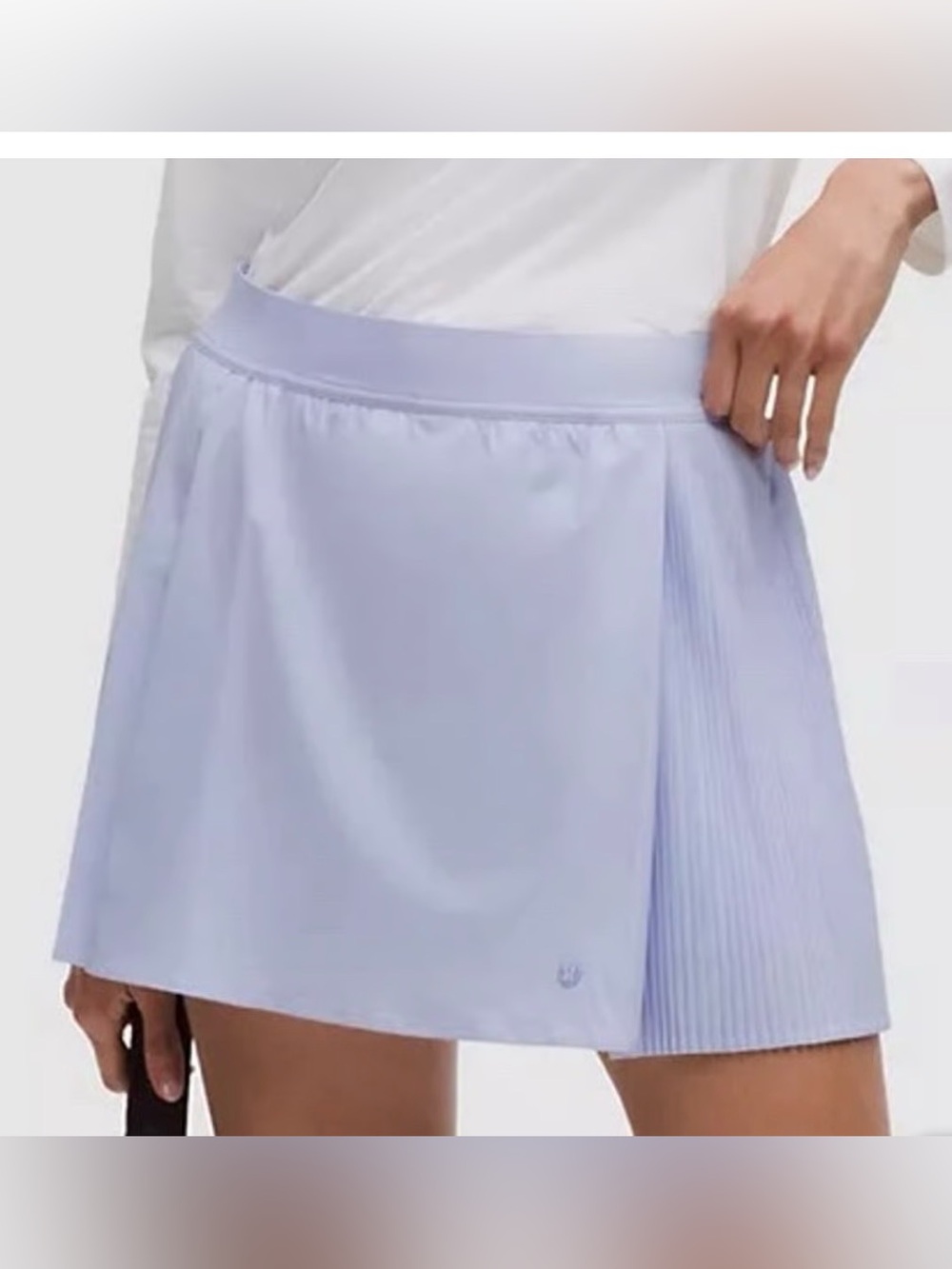 lululemon athletica Light Lavender Pleated Active Skort size medium